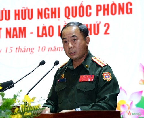 Hôm nay (22/10), diễn ra Giao lưu hữu nghị Quốc phòng biên giới Việt - Lào - ảnh 1