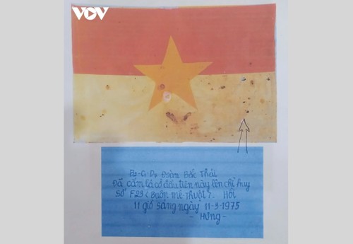Người ghi bút tích trên lá cờ chiến thắng trong Chiến dịch Tây Nguyên - ảnh 2