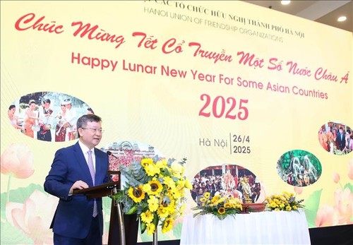 Giao lưu hữu nghị chúc mừng Tết cổ truyền các nước châu Á 2025 - ảnh 1