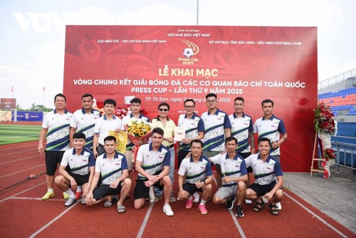 Khai mạc vòng chung kết Giải bóng đá các cơ quan Báo chí toàn quốc - Press Cup 2025  - ảnh 2