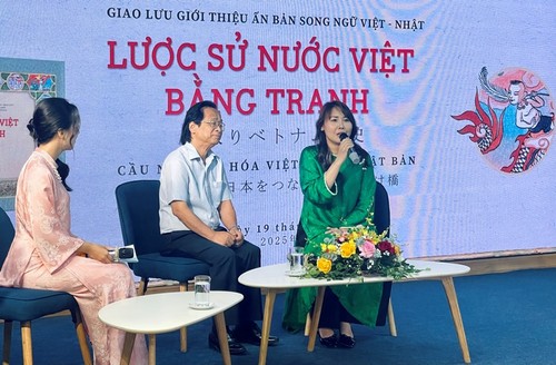 Lược sử nước Việt bằng tranh đến với thế hệ trẻ gốc Việt tại Nhật Bản  - ảnh 6