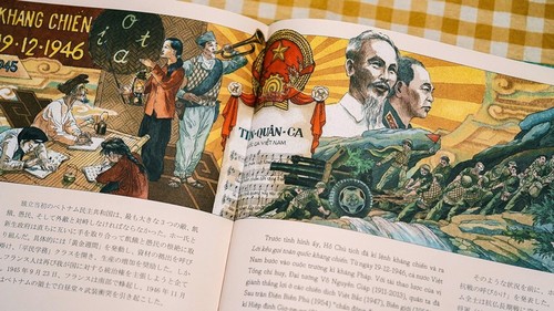 Lược sử nước Việt bằng tranh đến với thế hệ trẻ gốc Việt tại Nhật Bản  - ảnh 4