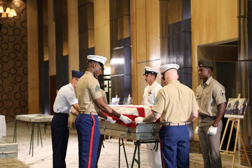 Lễ trao trả hài cốt quân nhân Hoa Kỳ lần thứ 170 - ảnh 2