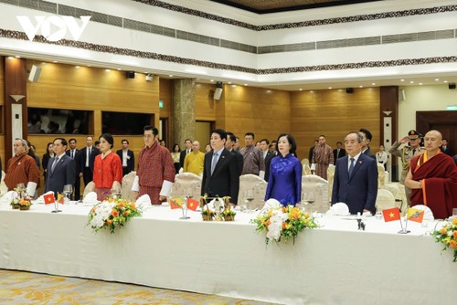 Chủ tịch nước Lương Cường chủ trì chiêu đãi cấp nhà nước Quốc vương Bhutan - ảnh 3
