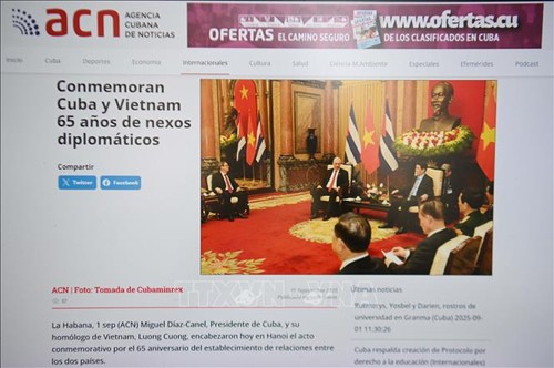 Truyền thông Cuba đưa tin đậm nét về quan hệ với Việt Nam - ảnh 1