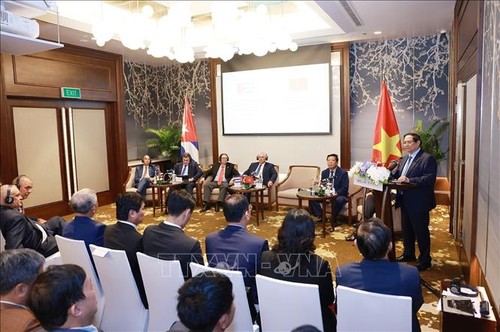Thủ tướng Phạm Minh Chính: Vì Cuba, doanh nghiệp Việt Nam hãy sẵn sàng hiến thời gian, công sức, trí tuệ của mình - ảnh 1