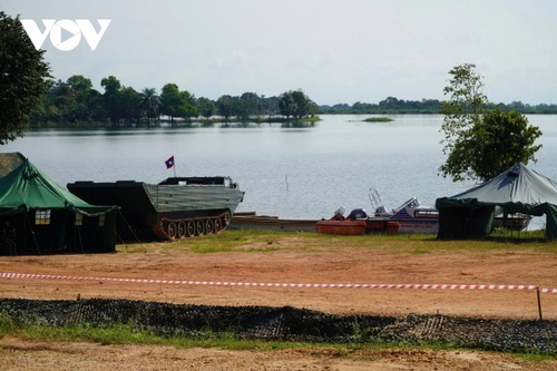 Khai mạc Diễn tập cứu hộ, cứu nạn chung Quân đội ba nước Lào-Việt Nam-Campuchia - ảnh 2