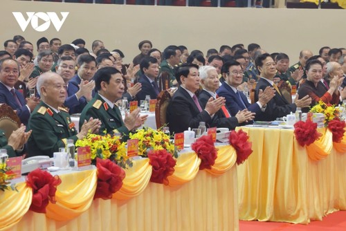 Chủ tịch nước Lương Cường dự Lễ kỷ niệm 80 năm Ngày truyền thống Lực lượng vũ trang Quân khu 7 - ảnh 2