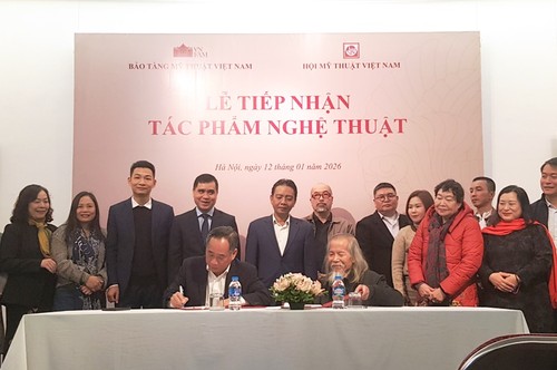 Bảo tàng Mỹ thuật Việt Nam tiếp nhận gần 1.000 tác phẩm, quy mô lớn nhất từ trước tới nay - ảnh 1