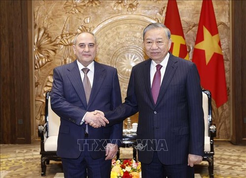 Tổng Bí thư Tô Lâm tiếp đoàn đại biểu Đảng Azerbaijan Mới - ảnh 1