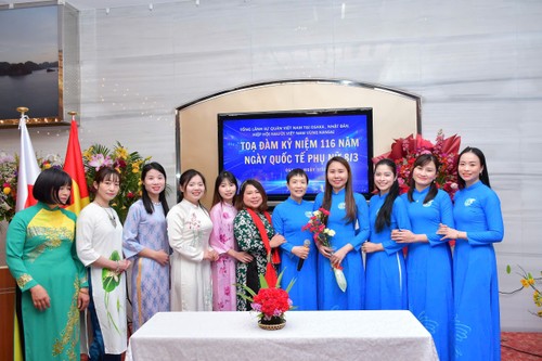 Osaka: Tọa đàm kỷ niệm Ngày Quốc tế Phụ nữ 8/3, phát động Tuần lễ Áo dài - ảnh 6