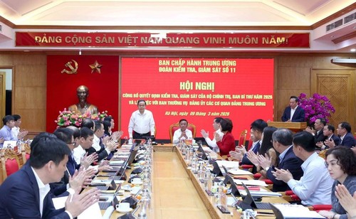 Hội nghị công bố kiểm tra, giám sát với Ban Thường vụ Đảng ủy các cơ quan Đảng Trung ương - ảnh 1