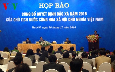 International press conference on amnesty decision 2016 - ảnh 1