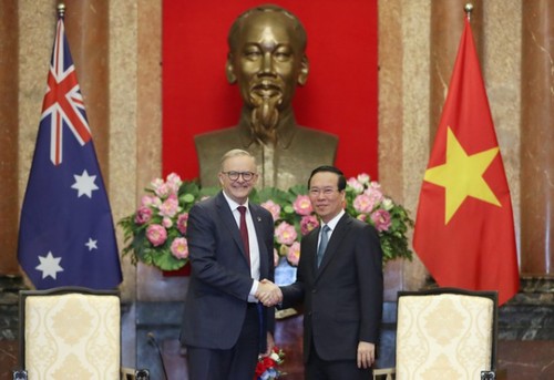 Australian leaders’ successive visits create momentum for bilateral ties, says President Thuong - ảnh 1