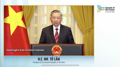 Top leader reiterates Vietnam’s commitment to contribute to UN Summit of Future - ảnh 1