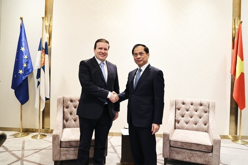 Deputy PM meets EC Vice President, Finnish Minister of Foreign Trade and Development  - ảnh 1