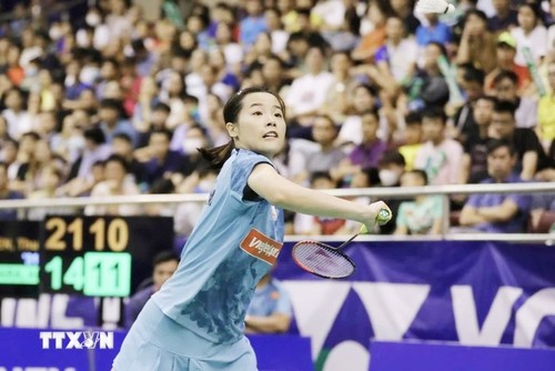Badminton player Thuy Linh finishes second at German Open  - ảnh 1