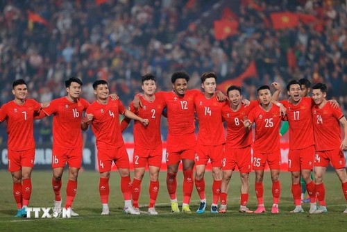 Vietnam men's football team climbs five spots in world rankings - ảnh 1