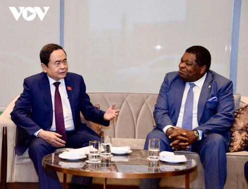 NA Chairman meets IPU President and Secretary General  - ảnh 2