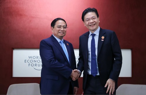 PM meets Singaporean counterpart Lawrence Wong - ảnh 1