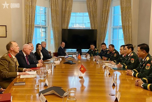 Defense Ministry willing to receive British service people to study in Vietnam - ảnh 1