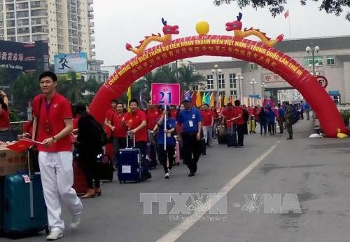 เยาวชนเวียดนามและจีนร่วมมือกันทำนุบำรุงความสัมพันธ์มิตรภาพระหว่างสองประเทศ  - ảnh 1