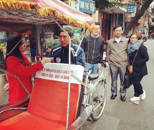 Велорикша – культурно-туристическая красота Ханоя  - ảnh 5