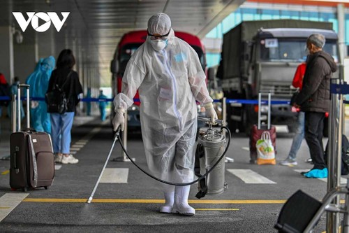 Van Don International Airport welcomes back first passengers after closure - ảnh 3