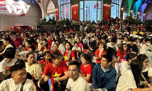 Người dân TP. Hồ Chí Minh ra đường từ nửa đêm chờ xem tổng duyệt diễu binh, diễu hành - ảnh 2