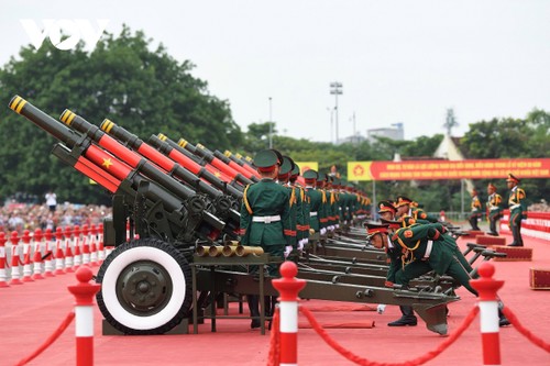 21 phát đại bác mở màn chào mừng buổi tổng duyệt A80 - ảnh 6