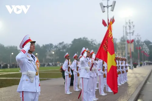 Khoảnh khắc thiêng liêng trong Lễ Thượng cờ đầu năm mới 2026 - ảnh 10