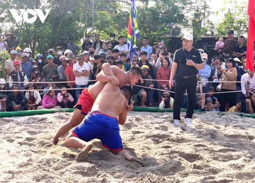 Tưng bừng khai hội vật làng Thủ Lễ đầu Xuân tại Huế - ảnh 4