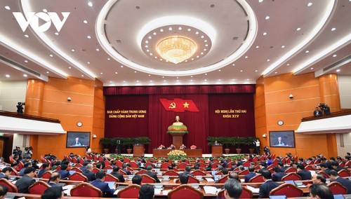 Toàn cảnh khai mạc Hội nghị lần thứ 2 Ban Chấp hành Trung ương Đảng khóa XIV - ảnh 1