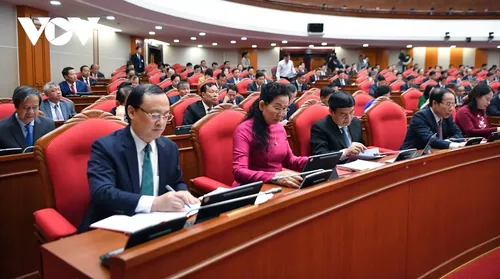 Toàn cảnh khai mạc Hội nghị lần thứ 2 Ban Chấp hành Trung ương Đảng khóa XIV - ảnh 7