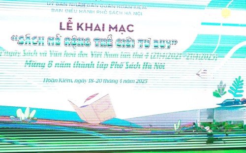 Khai mạc "Sách mở rộng thế giới tư duy" hưởng ứng Ngày Sách và văn hoá đọc - ảnh 1