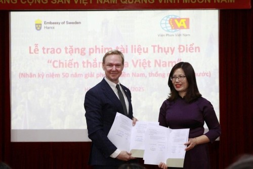 Thụy Điển tặng Việt Nam phim tài liệu chưa từng được công bố về ngày 30/4/1975 - ảnh 2