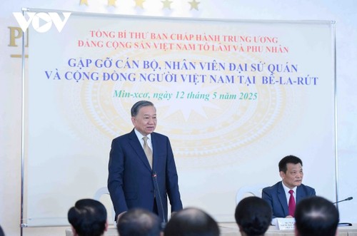 Tổng Bí thư Tô Lâm: Tạo mọi điều kiện thuận lợi cho bà con gắn kết với quê hương - ảnh 1