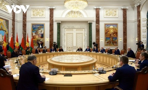 Lễ đón Tổng Bí thư Tô Lâm thăm cấp Nhà nước Cộng hòa Belarus - ảnh 2