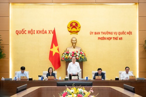 Bế mạc Phiên họp thứ 45 của Ủy ban Thường vụ Quốc hội - ảnh 1