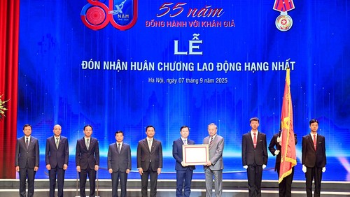 Tổng Bí thư Tô Lâm dự lễ Kỷ niệm 55 năm ngày phát sóng chương trình truyền hình đầu tiên - ảnh 1