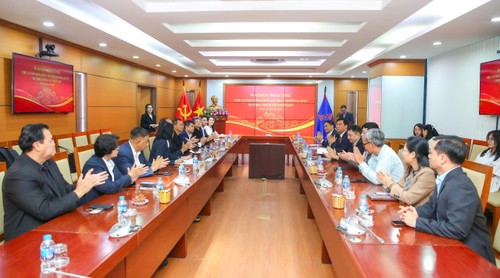 Phó Tổng Giám đốc VOV Ngô Minh Hiển tiếp Liên đoàn Nhà báo Thái Lan - ảnh 1