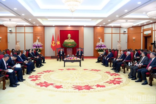 Tổng Bí thư Tô Lâm tiếp Trưởng Ban Tuyên truyền Trung ương Đảng Cộng sản Trung Quốc - ảnh 2