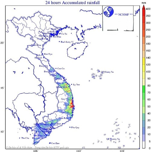 Mưa lớn và cảnh báo lũ trên các sông khu vực Khánh Hoà, Gia Lai - ảnh 1