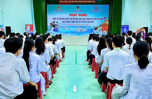 Student contest on maritime law launched in Quang Ngai province - ảnh 1