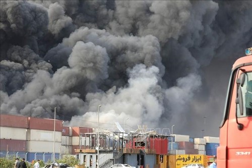 Two arrested after Iran port blast - ảnh 1