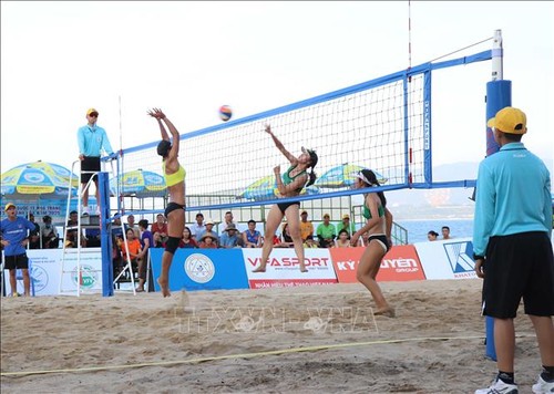 Nha Trang hosts international beach volleyball tournament, a boost for sports tourism - ảnh 1