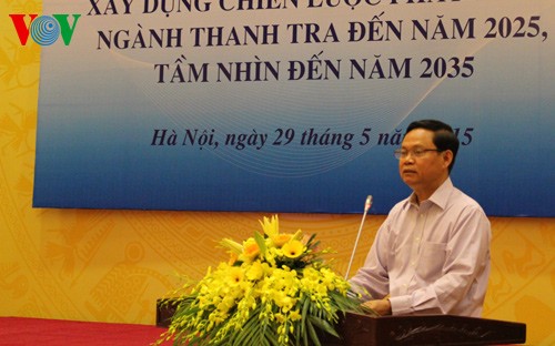 Xây dựng chiến lược phát triển ngành thanh tra đến năm 2025, tầm nhìn đến năm 2035 - ảnh 1