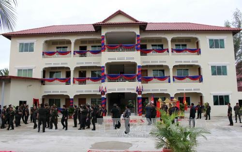 Quân đội Hoàng gia Campuchia khánh thành công trình do Việt Nam tài trợ - ảnh 1