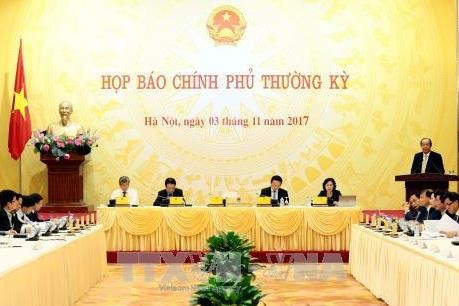 Họp báo Chính phủ thường kỳ tháng 10/2017  - ảnh 1