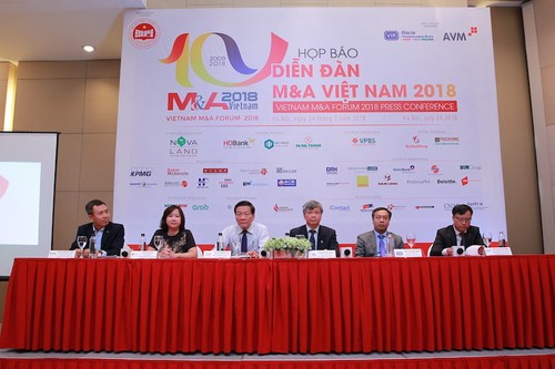 Họp báo Diễn đàn Mua bán- sáp nhập doanh nghiệp Việt Nam 2018 - ảnh 1